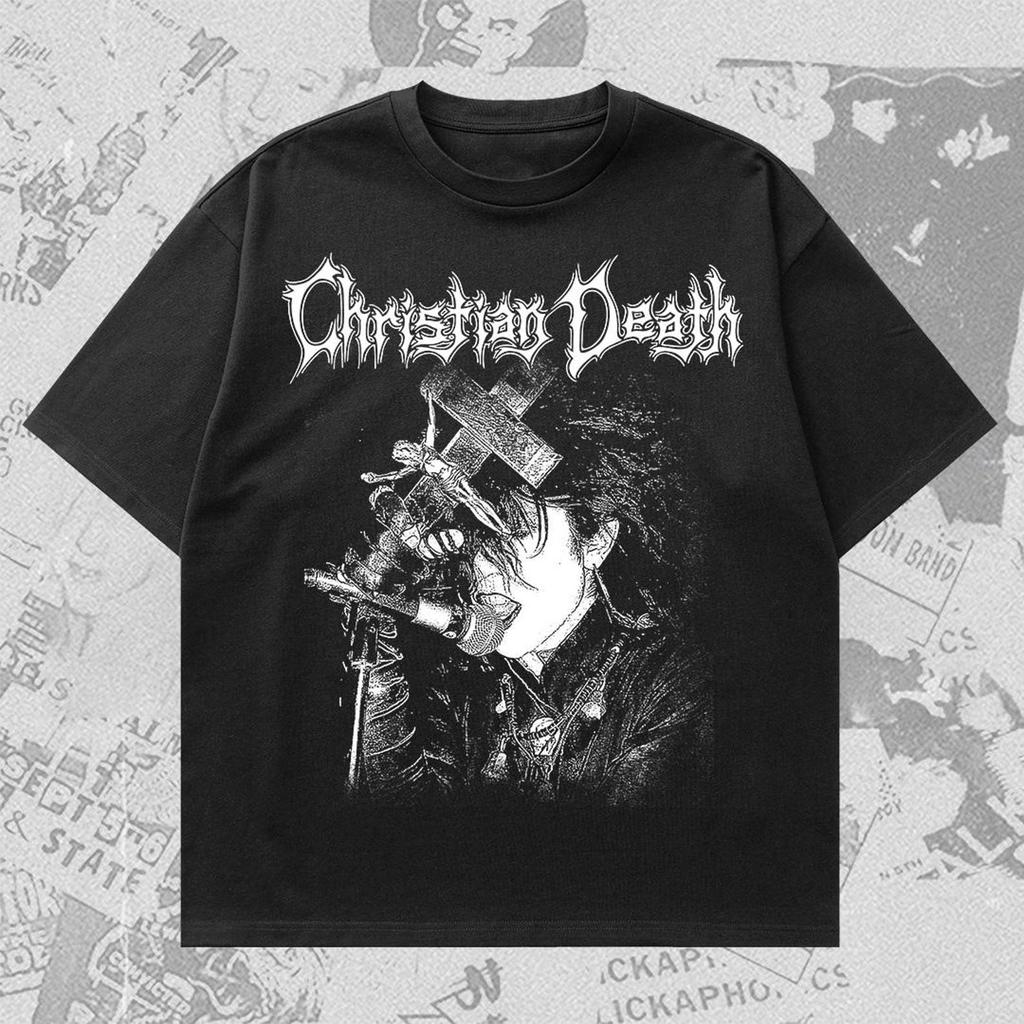 Jaren '70 '80 Christian Death Band T-shirt