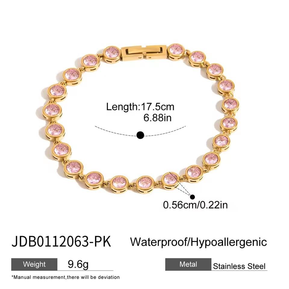 Stainless Steel Bangle Bracelet for Women 18K Gold Color Plated Bracelet Women's Jewelry 18K PVD Plated Bracelets and Bangles