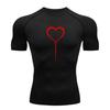 Men's Compression Workout T-Shirt, Quick Dry Breathable Athl