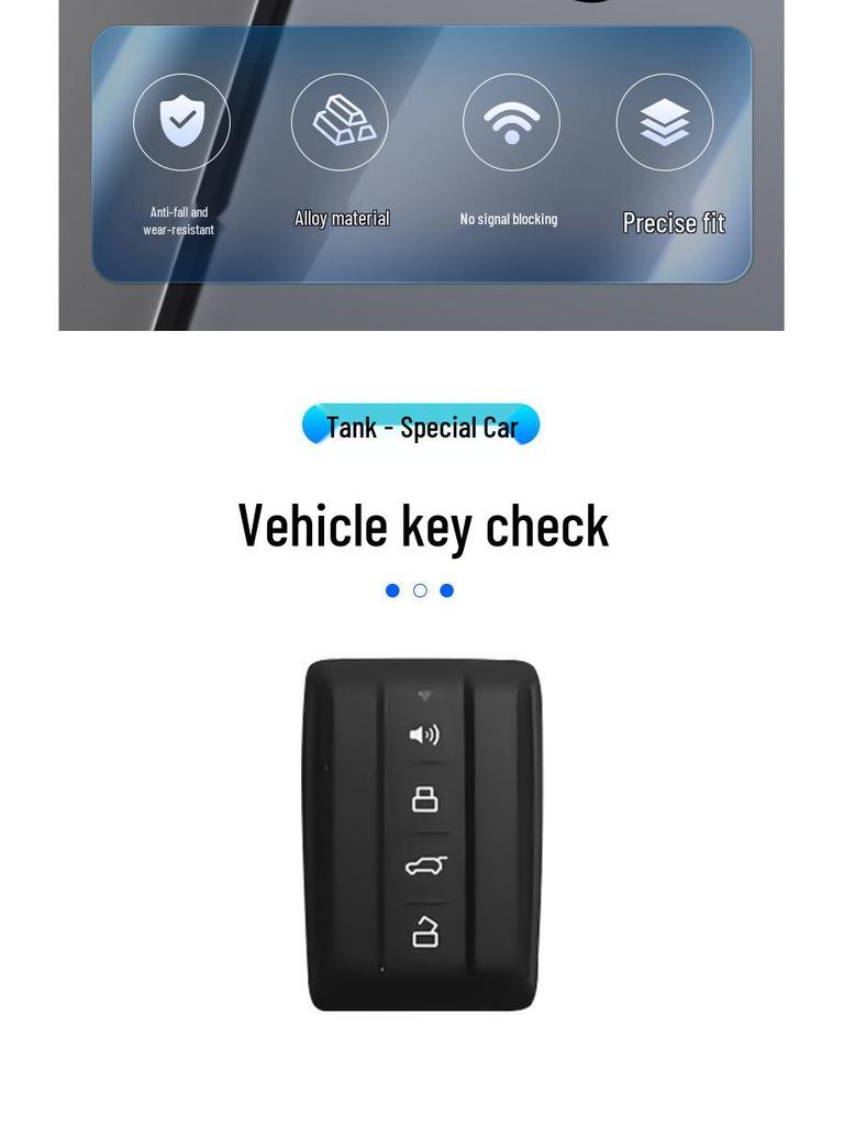 Schlüsseletui & Tasche für Tank 300, 400, 500, 700 Offroad-Modelle, Cyber Buckle Shell