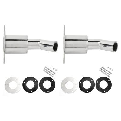 22mm Thru Hull Exhaust Skin 316 Stainless Steel Mirror Polished for Diesel Parking Heaters