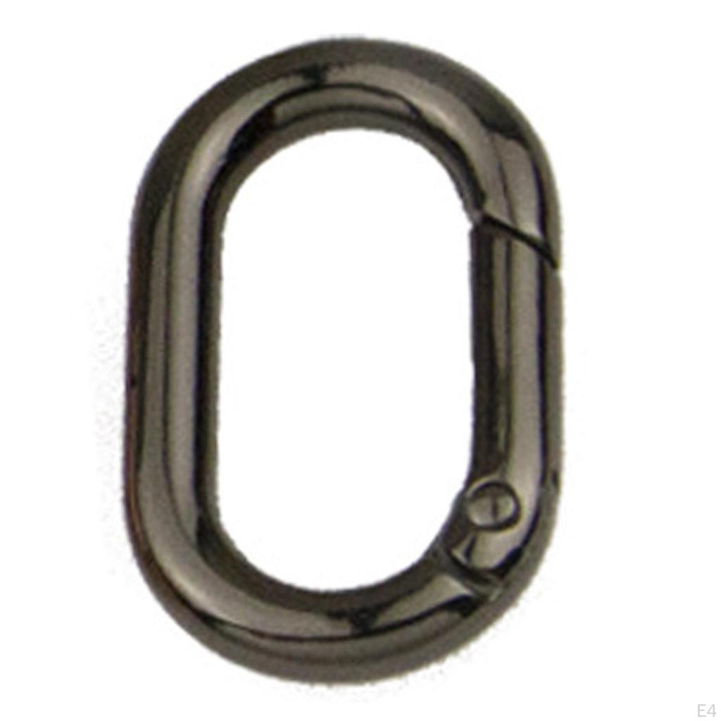 10 Pieces Sp Oval S Carabiner Key Buckle for Making