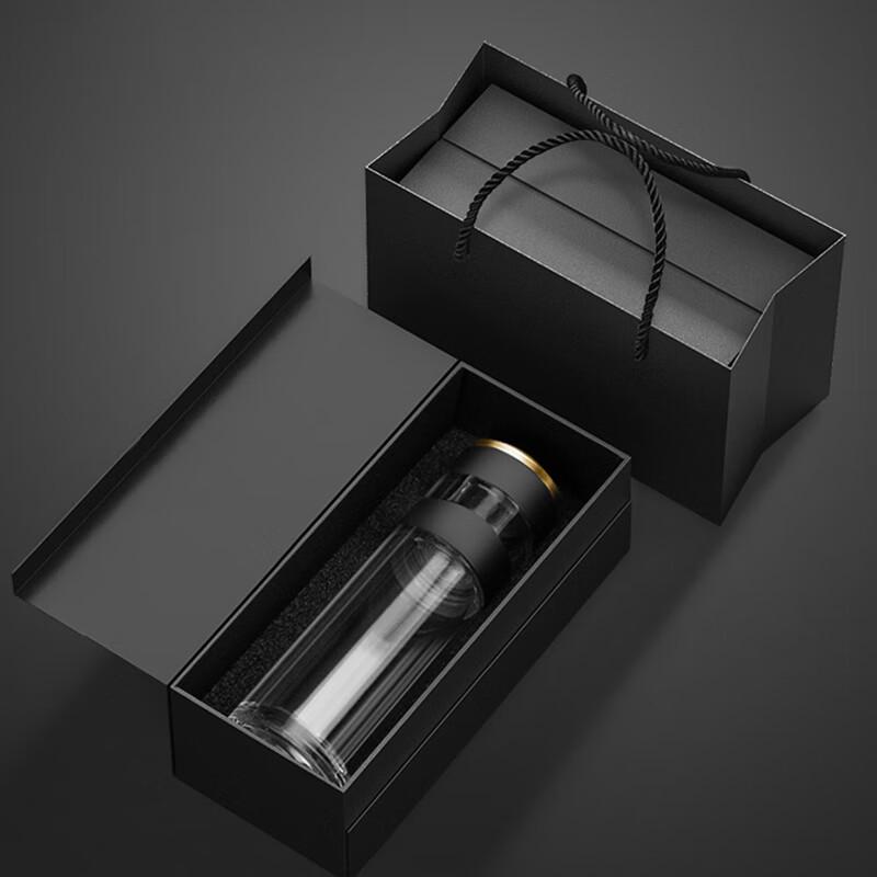 Smart LED Temperature Display Tea Infuser Glass Bottle