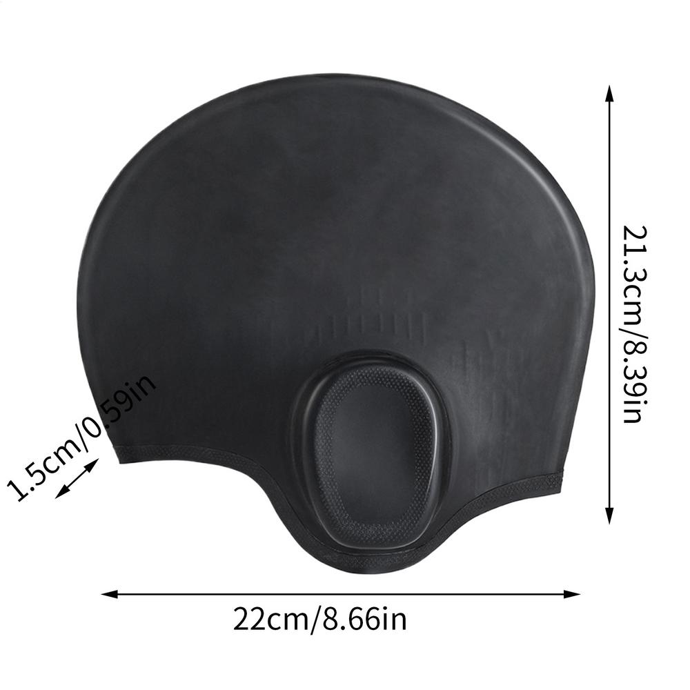 Silicone Swimming Caps For Men Women Adults Elastic Swim Hat Durable Waterproof Bathing Caps Non Slip Pool Hats To Keep Hair Dry