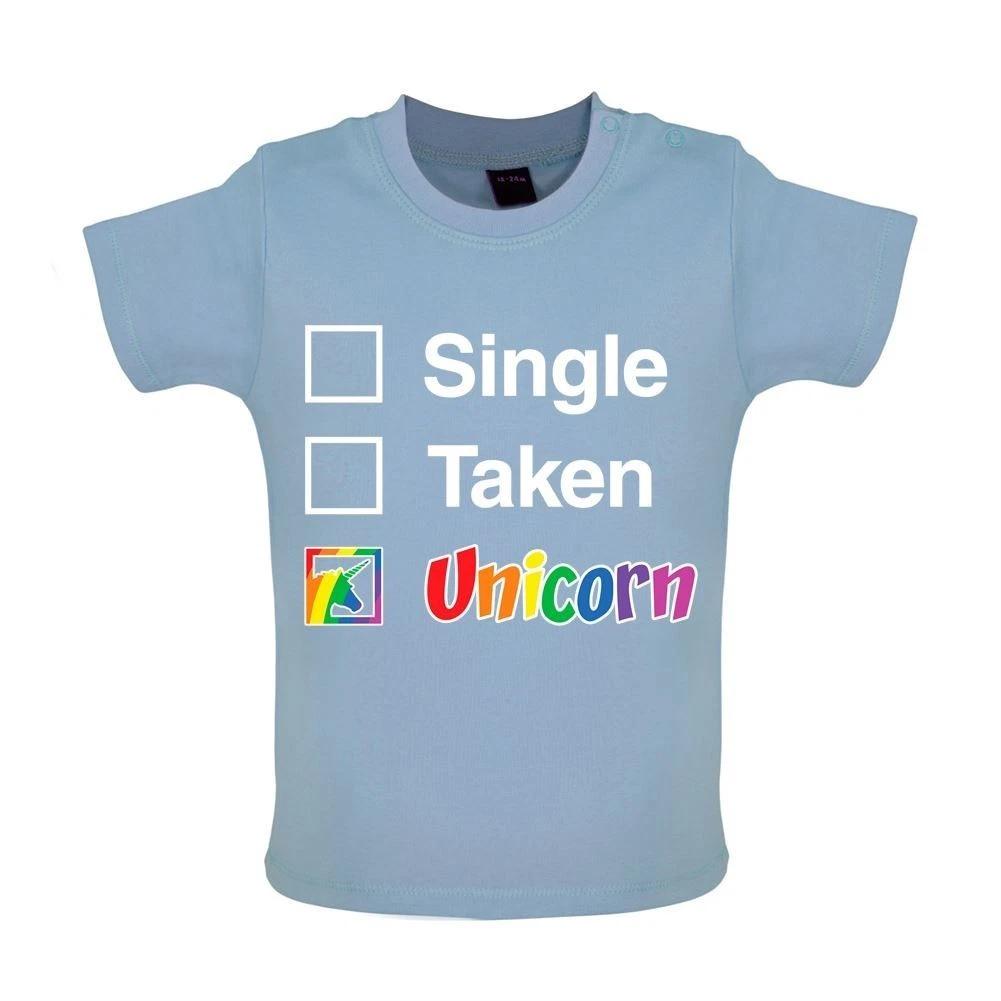 Simple Taken Unicorn - Kids T-Shirt Tees Top - Funny Fantasy Unicorns Love 130