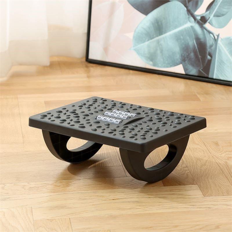 Ergonomische Wipp-Fußstütze mit massierender Oberfläche, rutschfester Basis für Büro, Zuhause, unter dem Schreibtisch zur Linderung von Beinermüdung