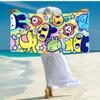 Proof Beach Towel with T-Tamagotchis Virtual Pet Pattern - Soft,absorbent,quick-drying,machine Washable - Perfect for Swimming,camping,bathing