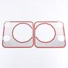 For Land Rover Defender 90 110 2004-2019 Aluminum Alloy Car Headlight Decorative Panel Cover Car Exterior Accessories