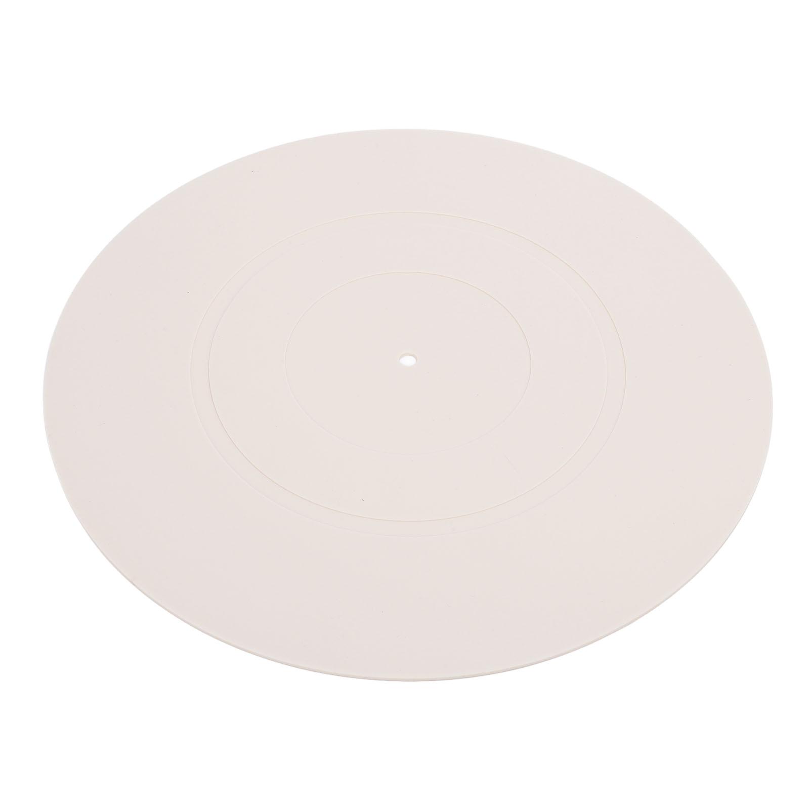 

Коврик для опорного диска проигрывателя резиновый противоскользящий антистатический сменный коврик для проигрывателя универсальный для всех бежевый