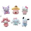 10Pcs Kawai Cartoon Bright Surface Animal Resin Flat Back Scrapbook   Diy Bow Decor Accessories Crafts A15