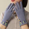 Velvet Touch Screen Gloves Non-slip Warm Gloves NEW Winter Thickened Gloves  Winter