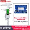 Digital Caliper 1-111mm  Electronic Stainless Steel Vernier Caliper with Depth Gauge High Precision IP11 Waterproof LCD Display