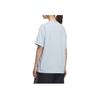 Adidas Originals Disney Collaboration Fashion Trendy Simple Versatile Short Sleeve Drop Shoulder T-Shirt Women Tops Blue KC3098