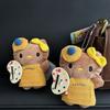 Cartoon Animal Soft Keyring Plush Doll Cute Design Women Gift Girls
