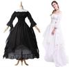 Retro Gothic Lace Flare Sleeve Cosplay Ball Gown Dress