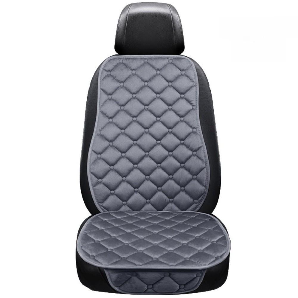 Solid Color Car Seat Covers Thick SUV Seat Mats Universal Seat Cushion