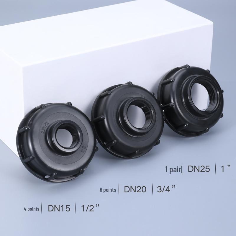 1000L IBC Tank Valve Reducer - 1/2", 3/4", 1" Internal Thread Connector