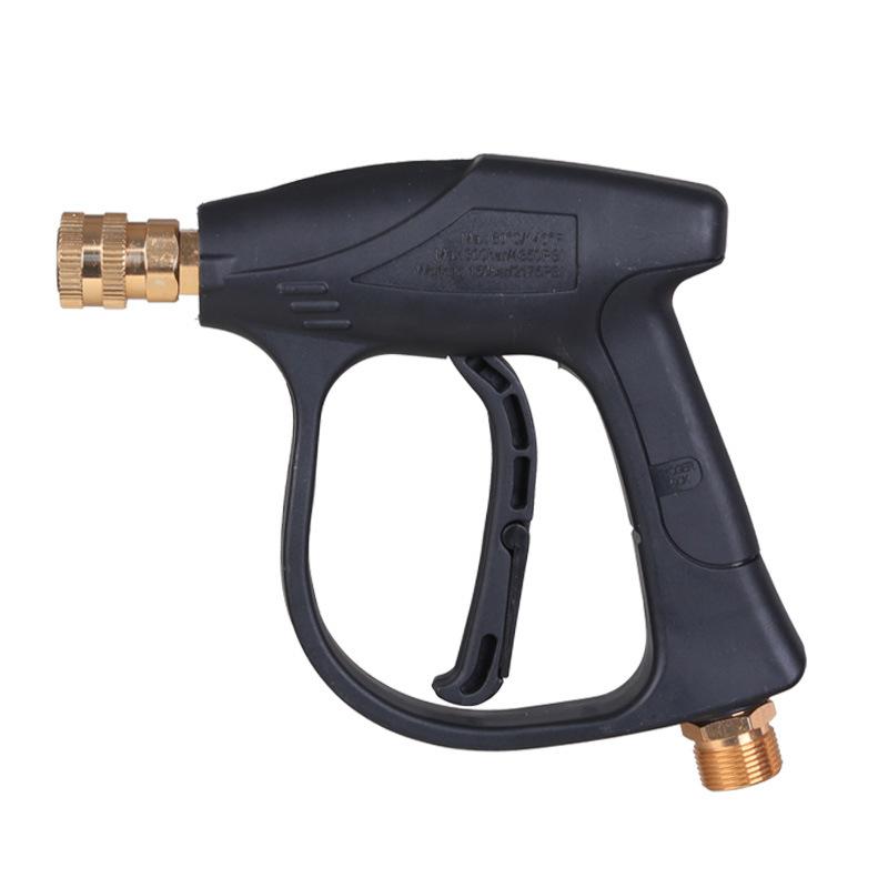 Pressure Washer Gun Car Washing Gun With 5pcs Soap Spray Nozzles 14mm M22 Socket 1/4" Quick Release Snow Foam Gun Car Water Gun