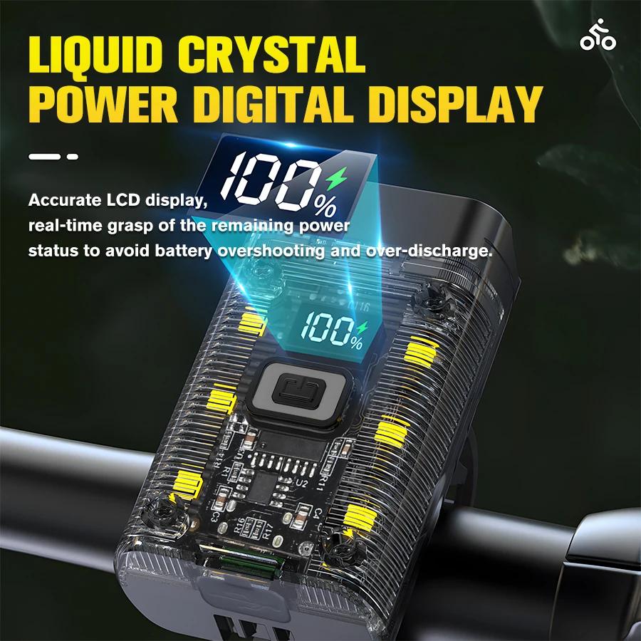 Sykkellys T6 LED Front USB Oppladbar MTB terrengsykkellampe 1000LM Sykkellykt Lommelykt Sykkelscooterhale