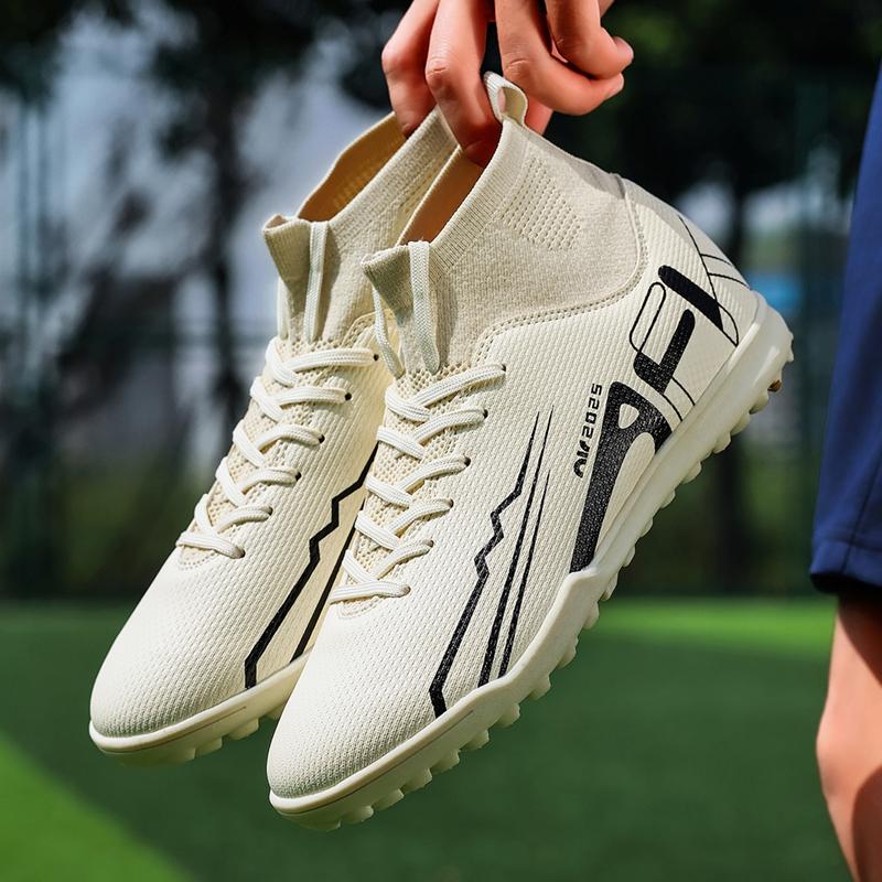 Kinder/Herren Socken Mund Fußballschuhe Gummi Weiche Sohle Kurzen Nagel Kunstrasen Leder Jugend Kinder Fußballschuhe