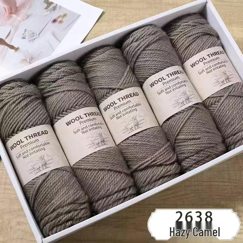 Soft Alpaca Wool Chunky Yarn for Hand Knitting Sweaters, Scarves, and Hats