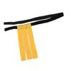 Football Waist Belt Flag Competition Training Waistband Flag Outdoor Sports Pulling Ribbon Yellow