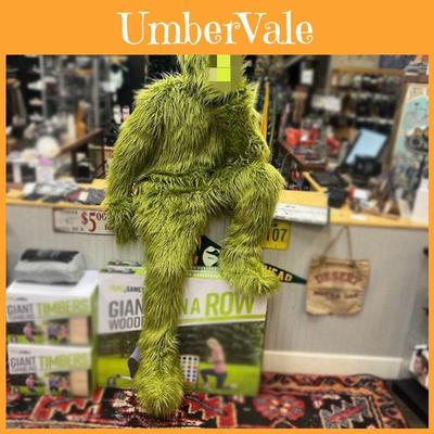 Mostro dai Capelli Verdi Grinch Tuta Costume Cosplay di Alta Qualità Per Tutte le Età