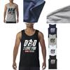 Premium Cotton Dad I Love You 3000 Tony Stark Avengers Fathers Day Sleeveless Tee