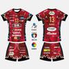 2026 Kinder Erwachsener Nein. 13 Volleyball Trikot T-Shirt Anzug Spielkleidung Ishikawa Heim Champions Sportbekleidungsset T-Shirt und Shorts
