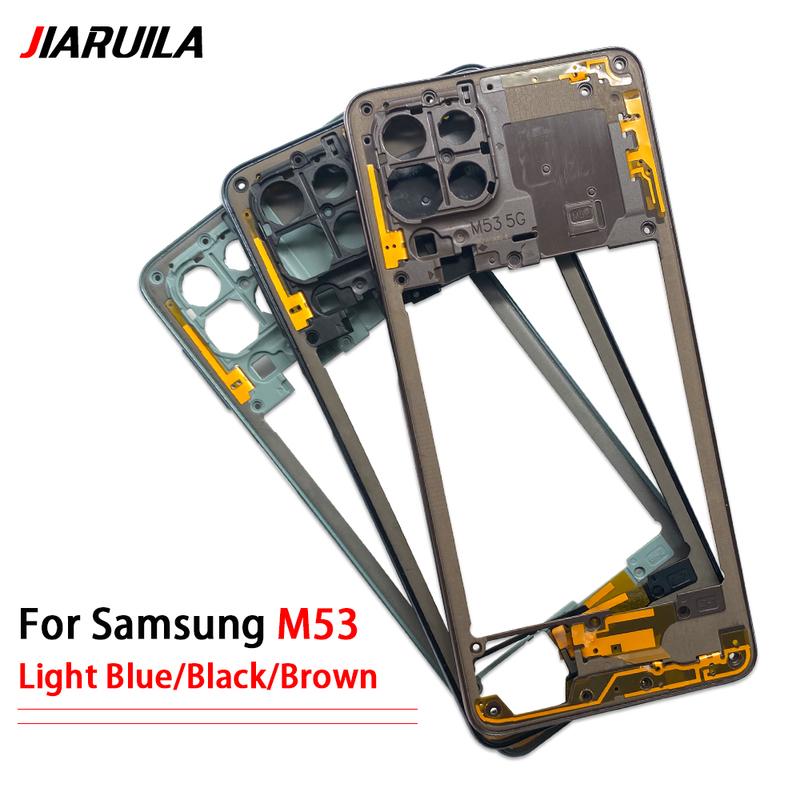 NEW Middle Frame Holder Housing Replacement Repair Parts For Samsung M23 M52 M53 5G M236B M536 M51 M62 F62
