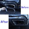 LLKUANG Stainless Car Tail Muffler Exhaust Pipe Output Cover for BMW X5 G05 X6 G06 X7 G07 2019-2024(Suitable For M Sports Version) (Carbon fiber