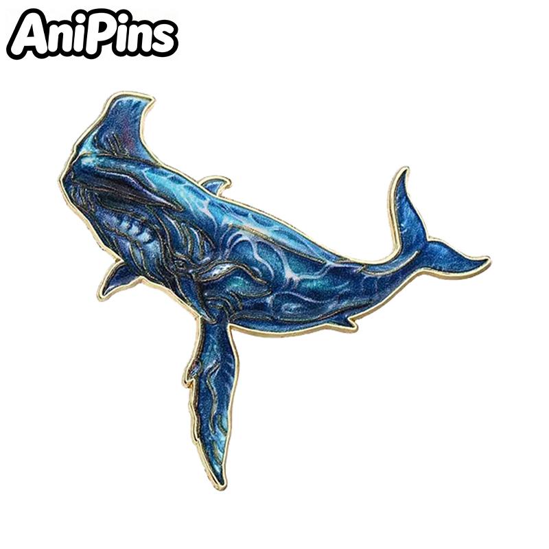 Cartoon Legendary Beast Pins 5-design Metal Enamel Dragon Fish Animal Brooch Pin For Clothes Backpack Badge Friends Gifts