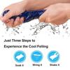 Quick Drying Microfiber Towels Beach Accessories Towel Sport Fitness 1PC Circular Silicone Wrapped Cold Towel Cooling Towel