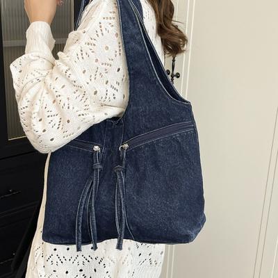 Neue Schulter-Tragetasche mit großem Fassungsvermögen, Damenmode, vielseitige Pendlerhandtasche, lässige Achseltasche