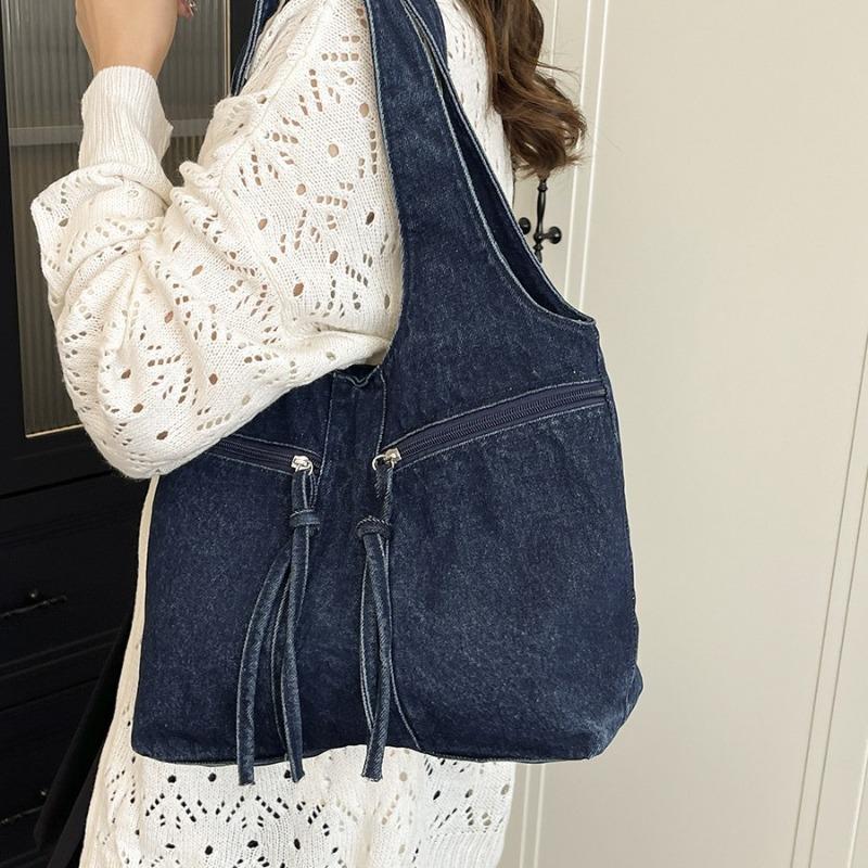 New Large-capacity Shoulder Tote Bag Women's Fashion Versatile Commuter Handbag Casual Armpit Bag