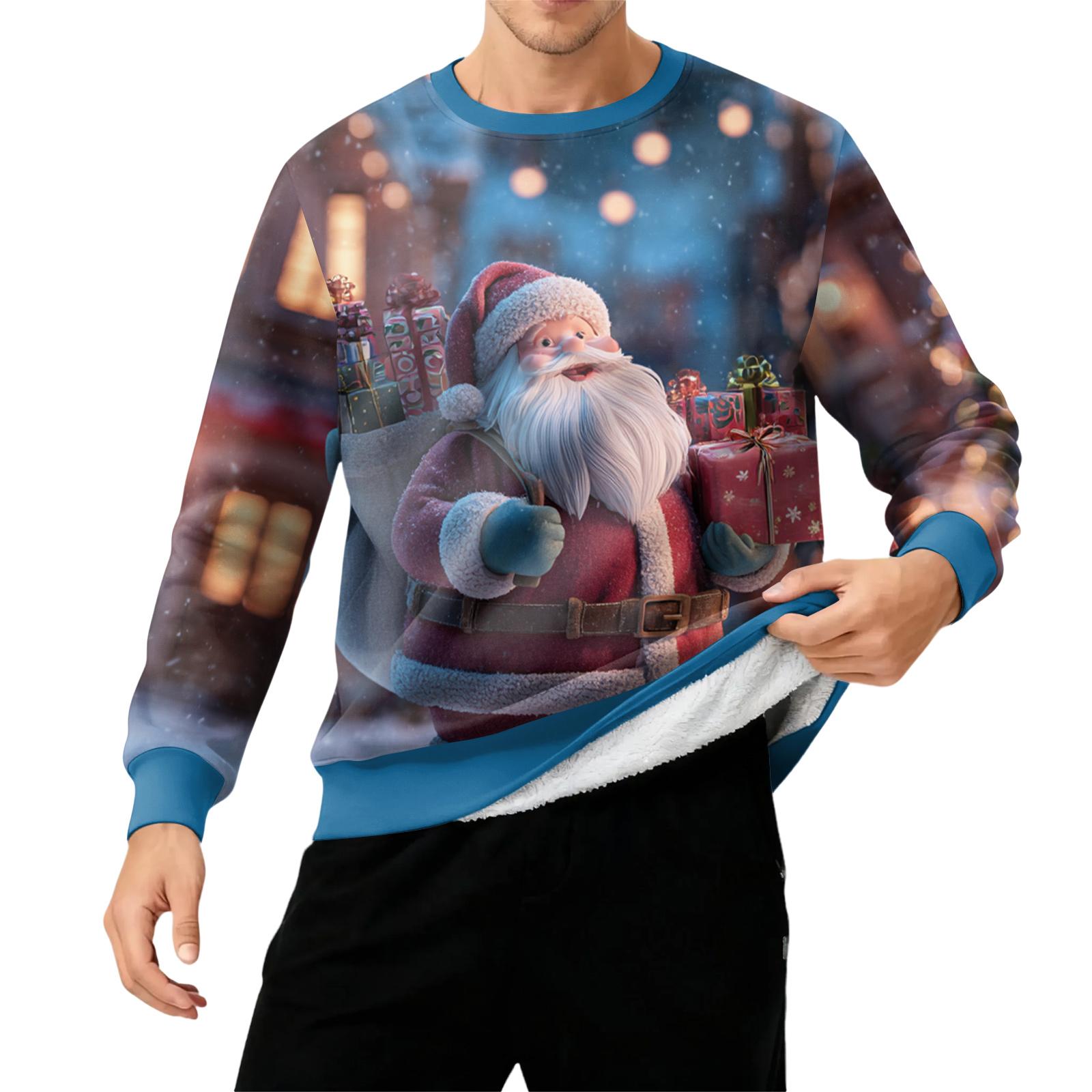 

Мужской свитшот с круглым вырезом, на флисовой подкладке, плотный, однотонный XXXL