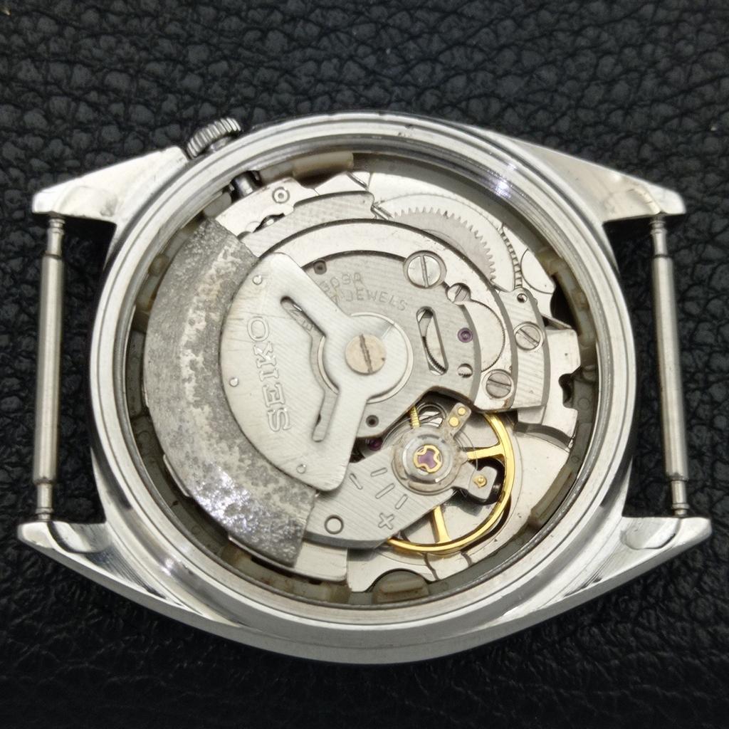 AUTOMATIC VINTAGE SEIKO 5 JAPAN 6309A MENS BLACK COLOR DIAL WATCH a701290-5 R206a-a701290