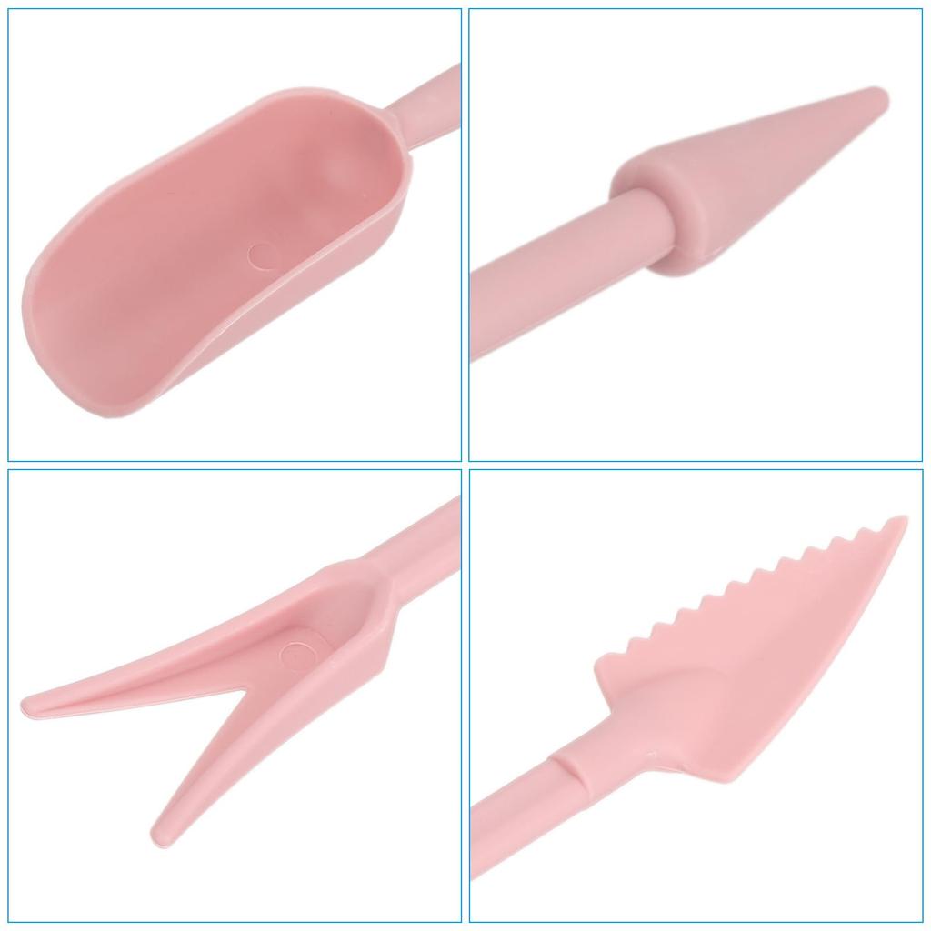 PATIKIL Mini Ogród Ręczny Narzędzie do Przesadzania Sukulentów 2 Narzędzie do Kopania i Sadzenia dla Roślin Bonsai Różowe Narzędzie, Sztuki, Pielęgnacja, DIY,