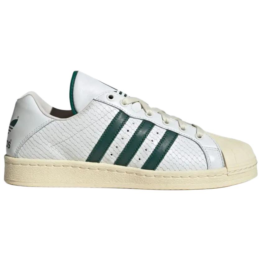 Adidas Originals Ultrastar Skateboard Shoes Unisex White Green KJ4359