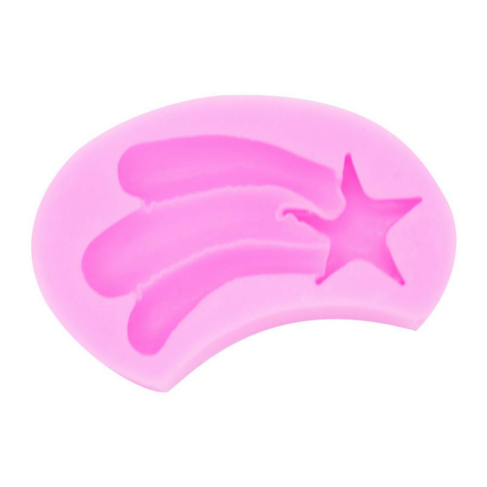 Meteor Rainbow Modeling Silicone Mold Fondant Cake Chocolate Mold