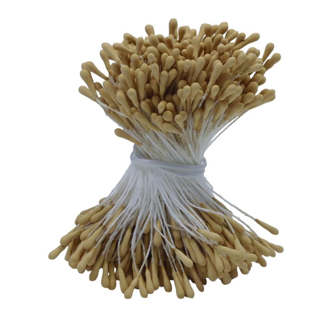 2mm 390 Root Matte Heart Flower Simulation, Eco-Friendly Rose Lily Stamen