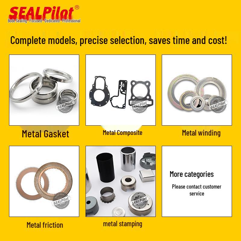 High Temp/Pressure Metal Gasket - Copper/Aluminum/Stainless Steel for Flange Pipes