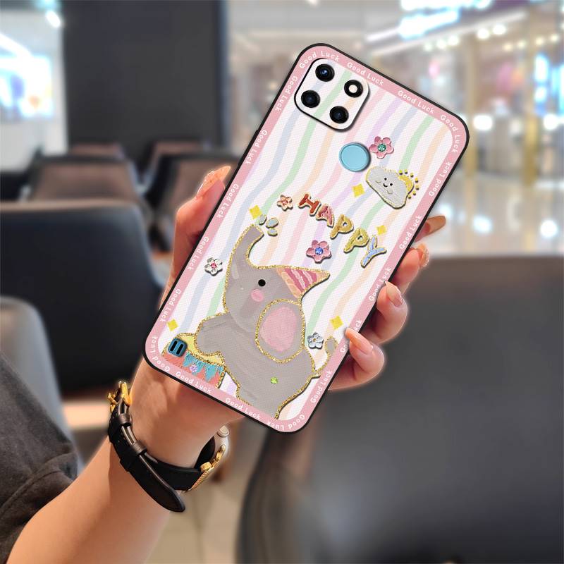 Phone Pouch Graffiti Phone Case For OPPO Realme C21Y/C25Y Silicone Back Cover Full Wrap Anti-dust Anti-knock Soft Case