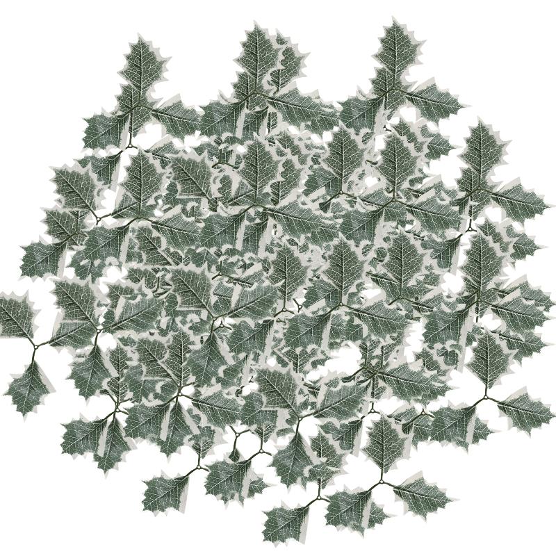 

5/50PCS Artificial Holly Berries with Leaves for Christmas Wreath Wedding Flower Arrangement Gift Scrapbooking New Year Decor 5PCS