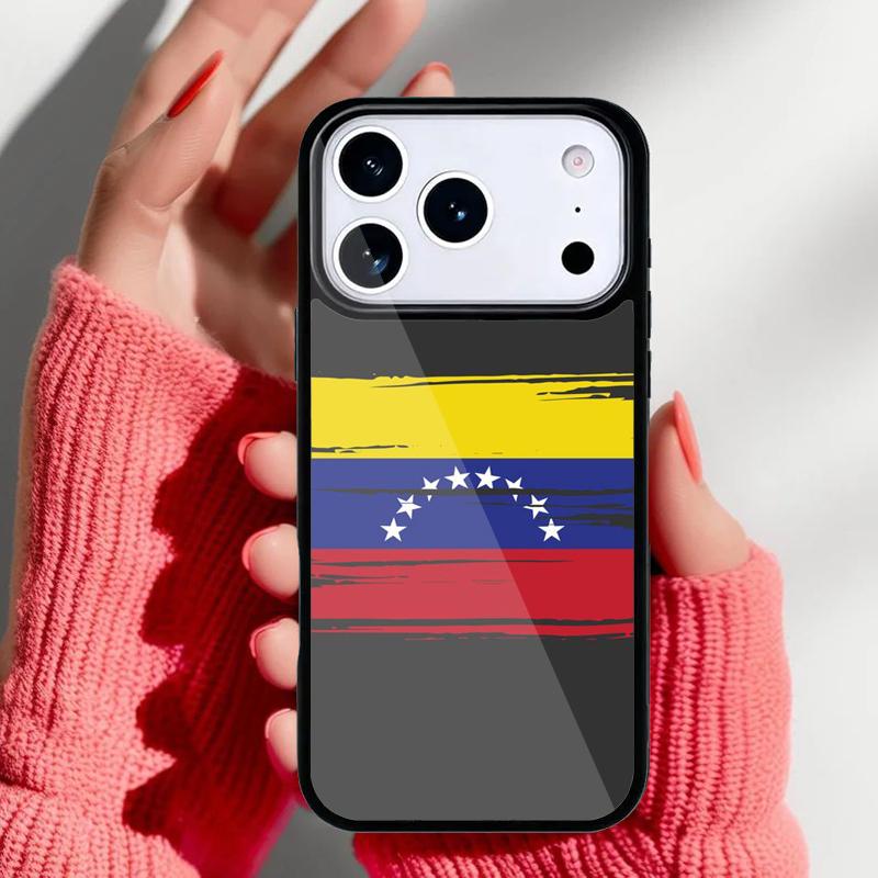 Venezuela Flag Coat Of Arms Phone Case for iPhone 17 Air 16e 15 14 13 Pro Max Back Cover for 12 11 Pro Coque