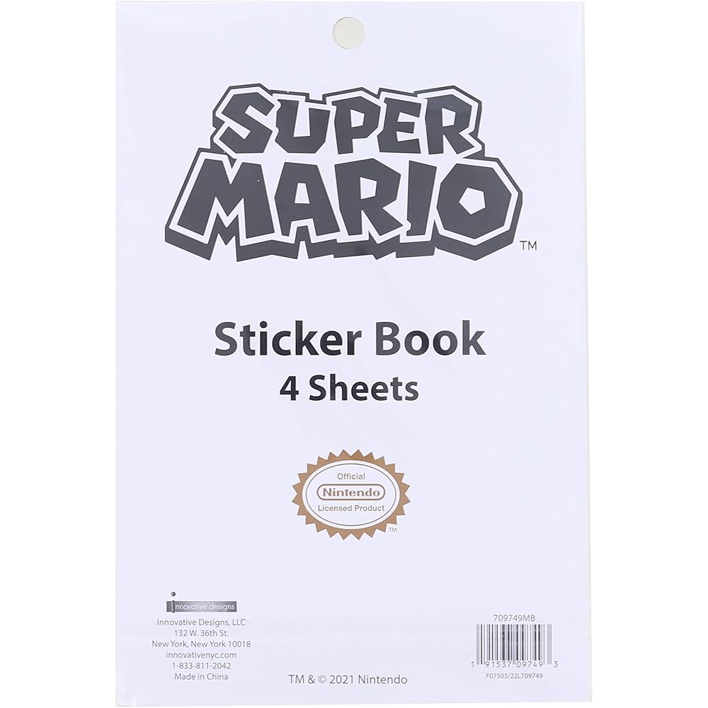 Super Mario Stickers 300 Stickers Reward Stickers Stickers Book Puku Puku Stickers [Parallel Impo...