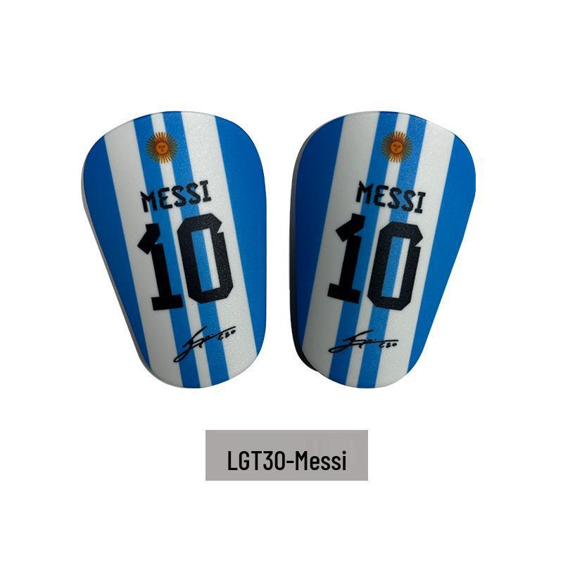Ultra-Light Mini Shin Guards - Messi #10 & Ronaldo #7 Design for Adults & Kids