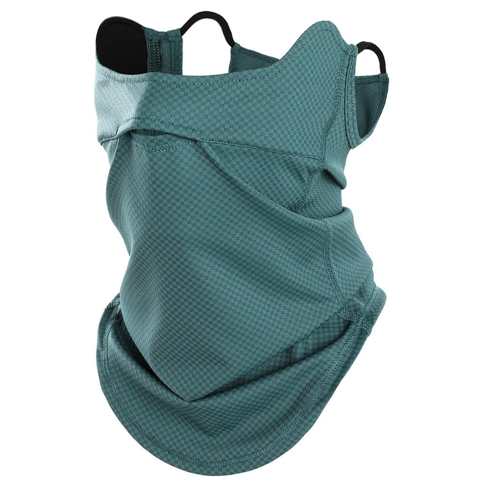 

Летний походный шарф Защита от солнца Спортивная бандана Гетра для шеи Для активного отдыха Рыбалка Защита от УФ-лучей С прорезями для ушей Дышащая маска для лица Мужской Женский XL светло-зеленый