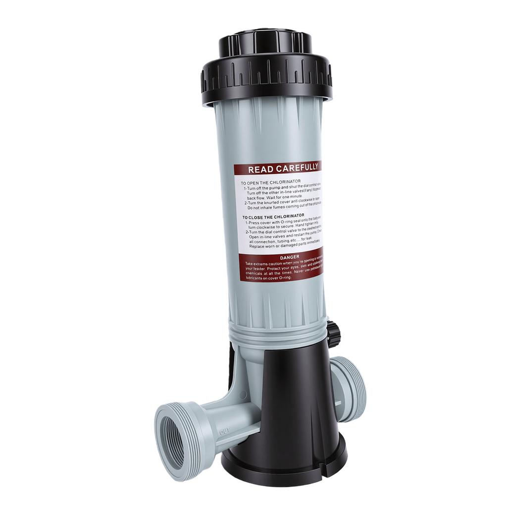 Automatic Cl Feeder Plastic In Line Automatic Pool Chlorinator Dispenser for Indoor Outdoor Swimming Pool Hot Tub