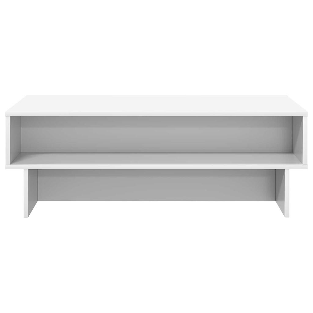 White Coffee Table 100 x 46 x 35 cm Engineered Wood